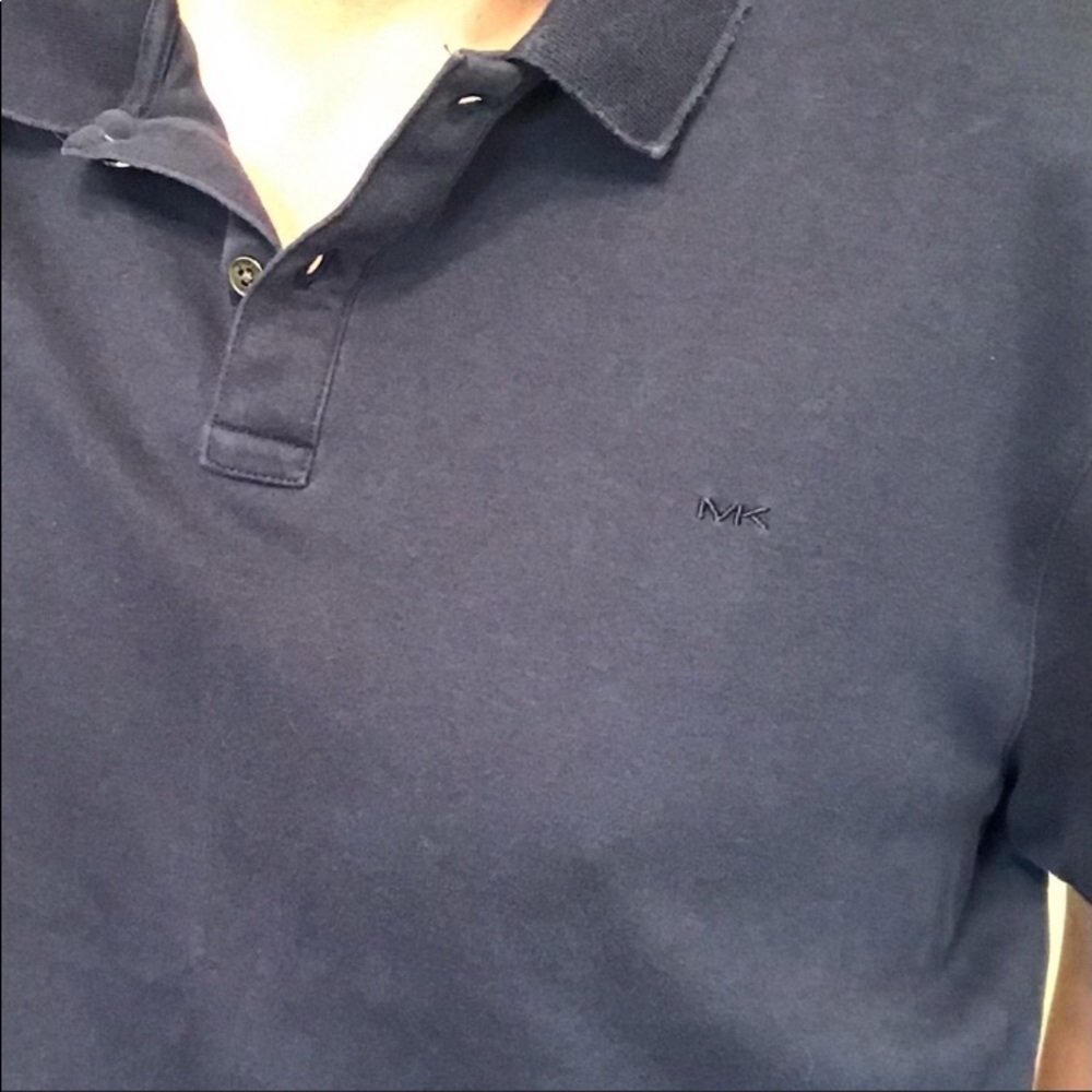 DARK BLUE MICHAEL KORS POLO XL - Picture 3 of 4
